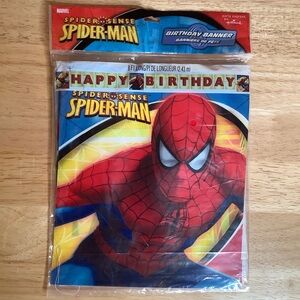 Marvel Spider Sense Spider-Man Happy Birthday~8 Ft Long Banner—2010